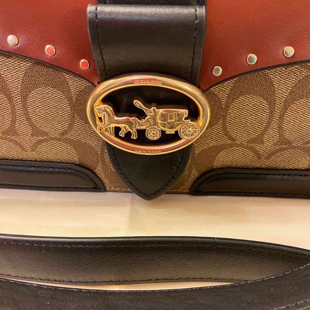 ❤️SOLD❤️Coach Georgie Colorblock Handbag - Picture 8 of 16